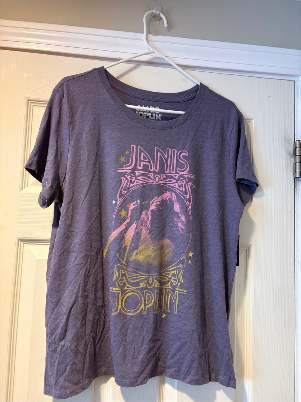 Lucky Brand Purple Janis Joplin Graphic Tee